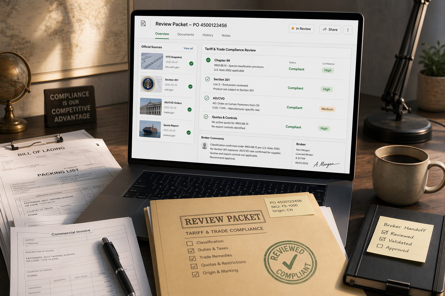Broker handoff
