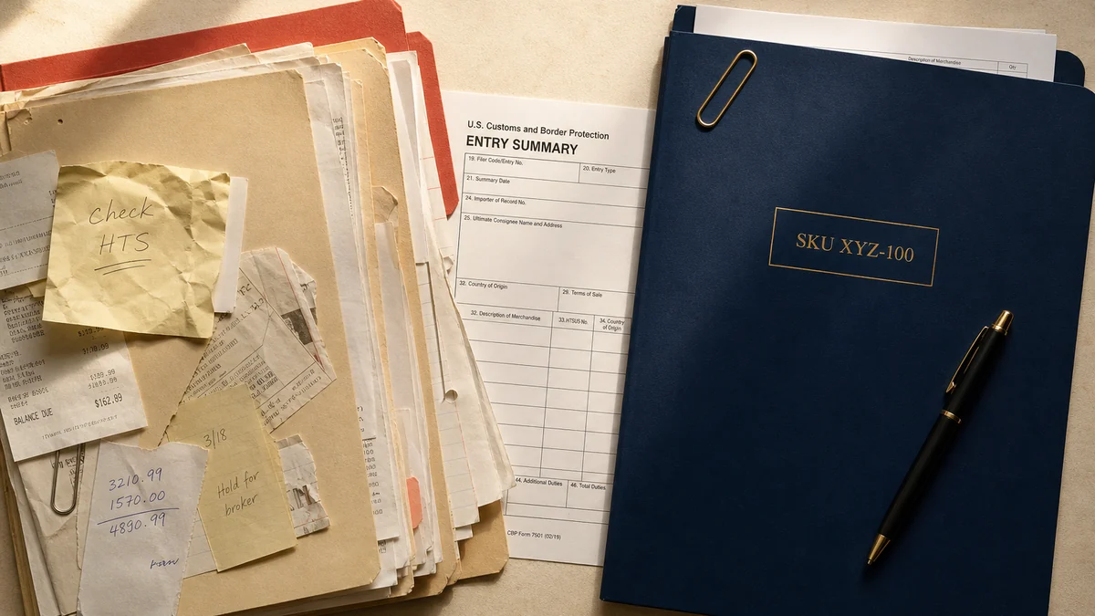 Broker-Ready Tariff Packet: A Customs Broker's Anatomy of a Defensible Import File